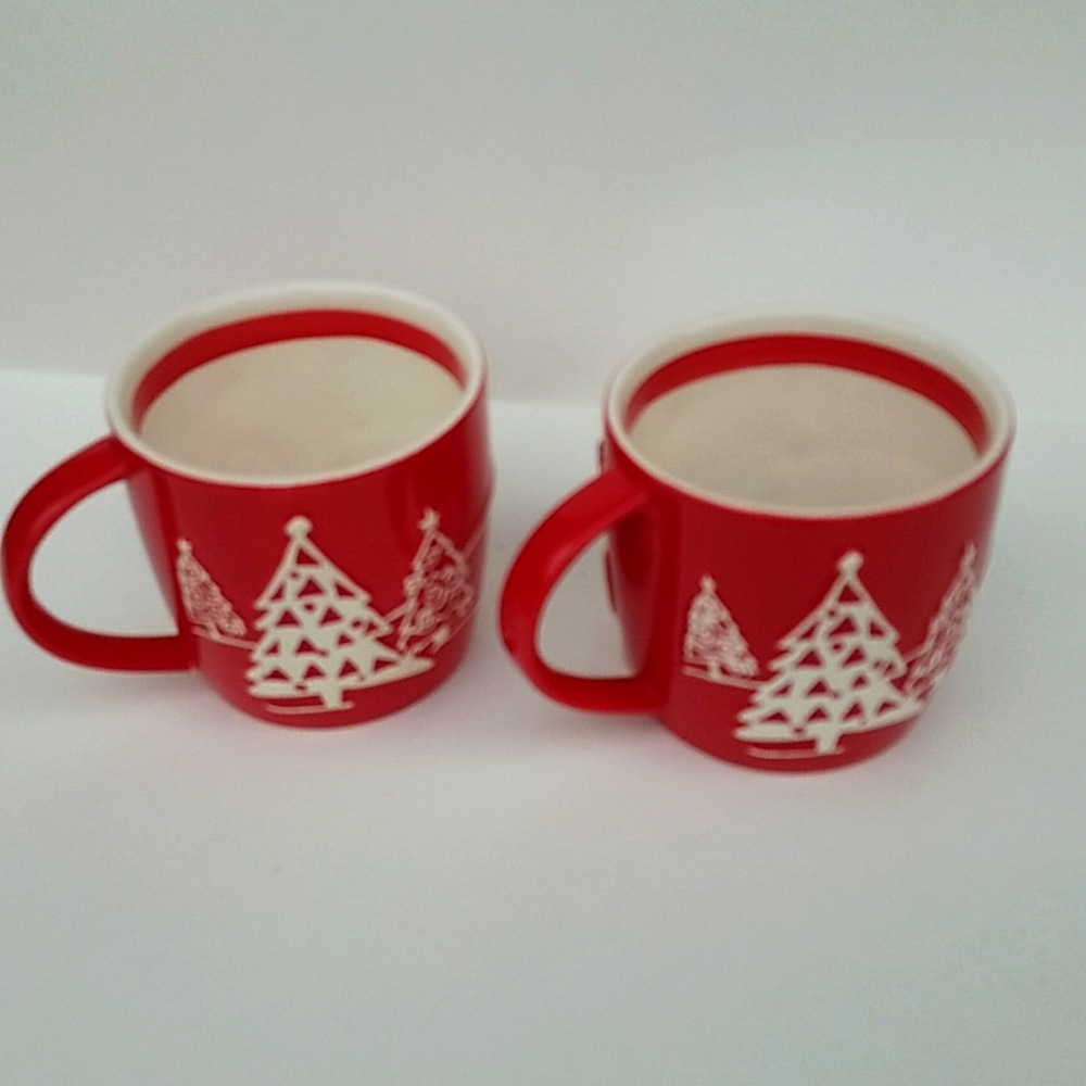 Starbucks Vintage 2007 Holiday Mugs